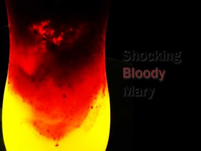 piss drinking , shocking bloody mary