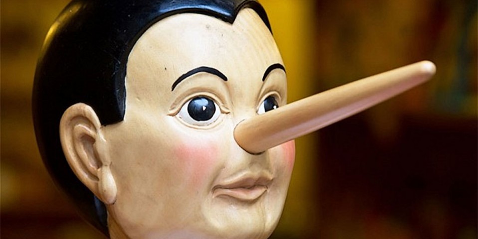 lying