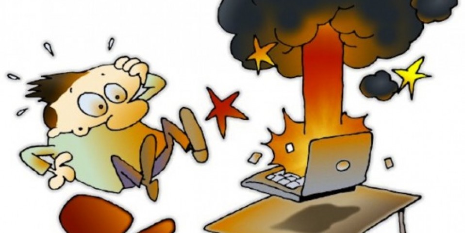 computer crash test