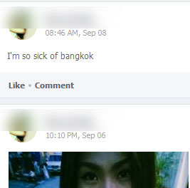 sick of bangkok